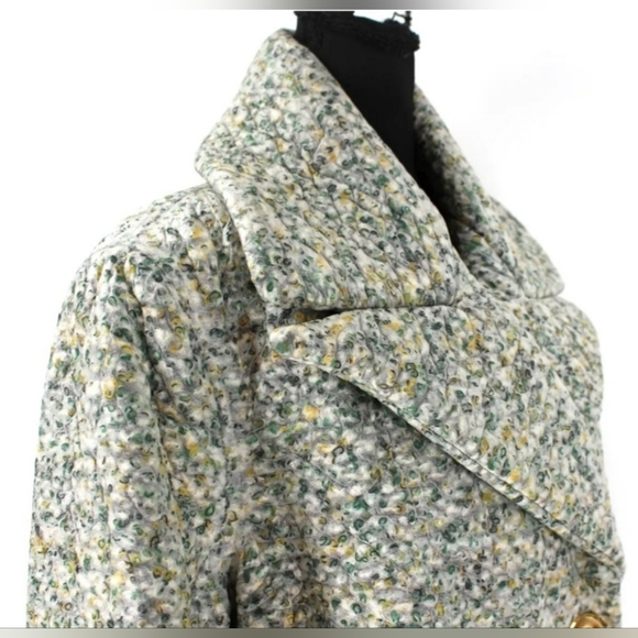 Burberry RUNWAY PIECE Laminated Cashmere Double Breasted Long Coat NWT oversized - Picture 4 of 16